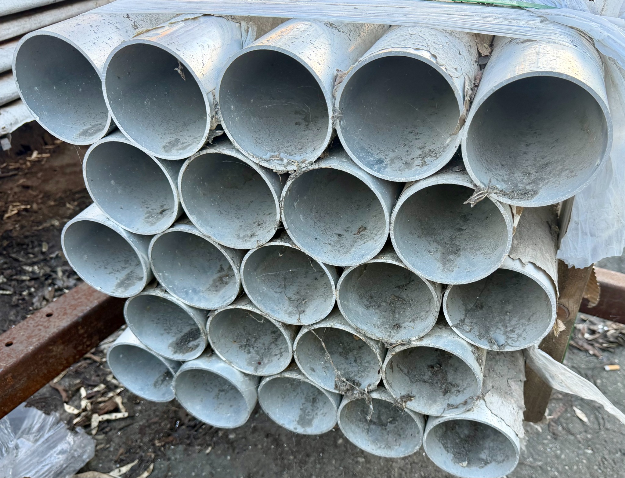 4-inch aluminum round tube