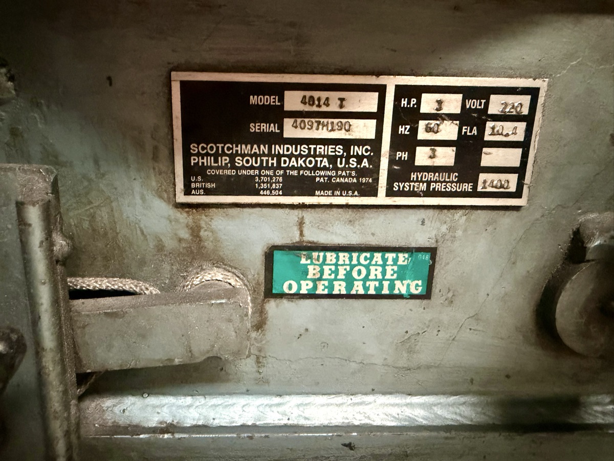 Angle-shear tooling on Scotchman ironworker